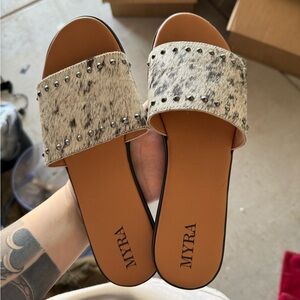 Myra Cowhide sandals